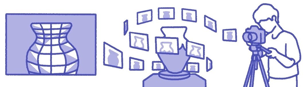 フォトグラメトリのイメージイラスト